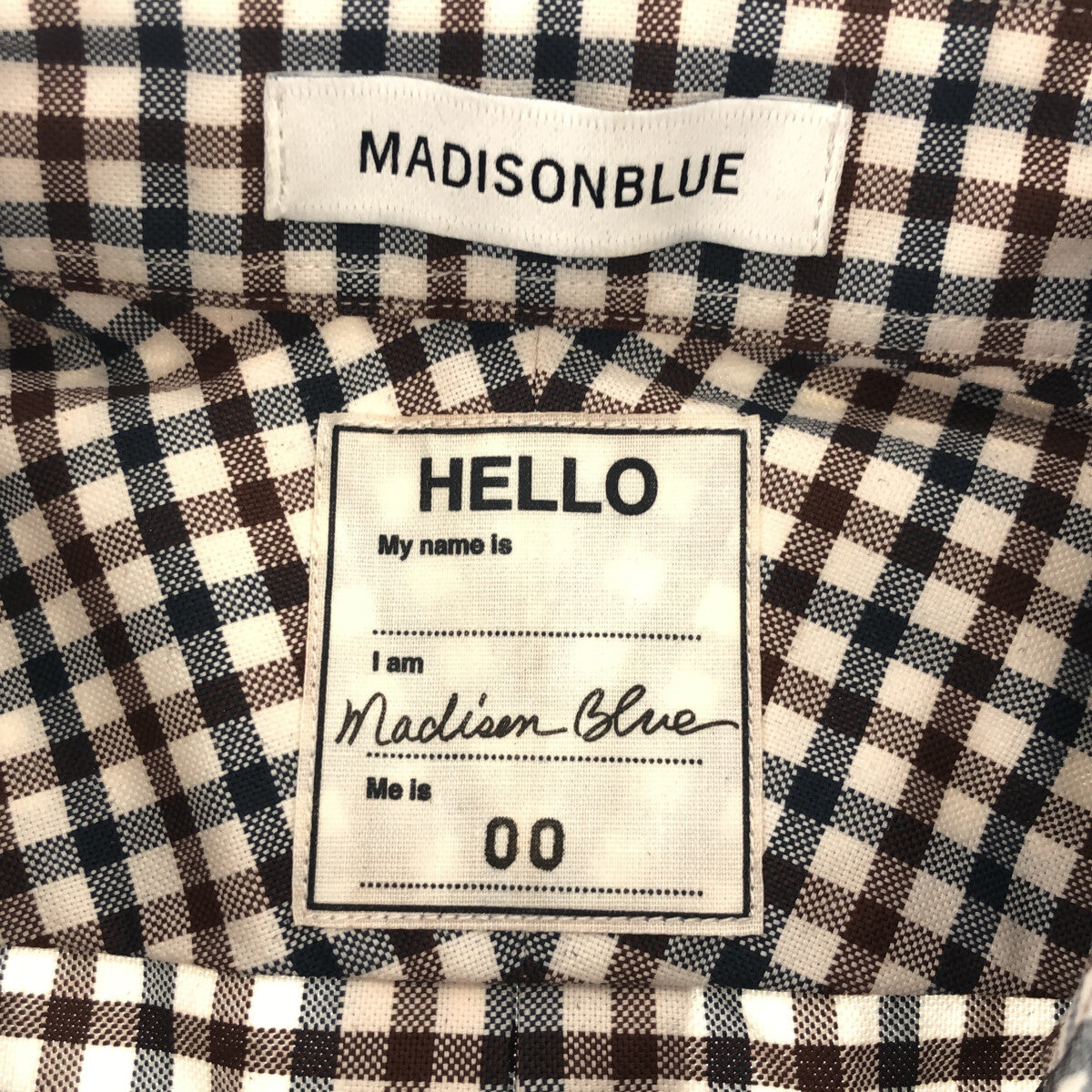 MADISON BLUE / マディソンブルー | SLEEVELESS MADISON GINGHAM SHIRT ...