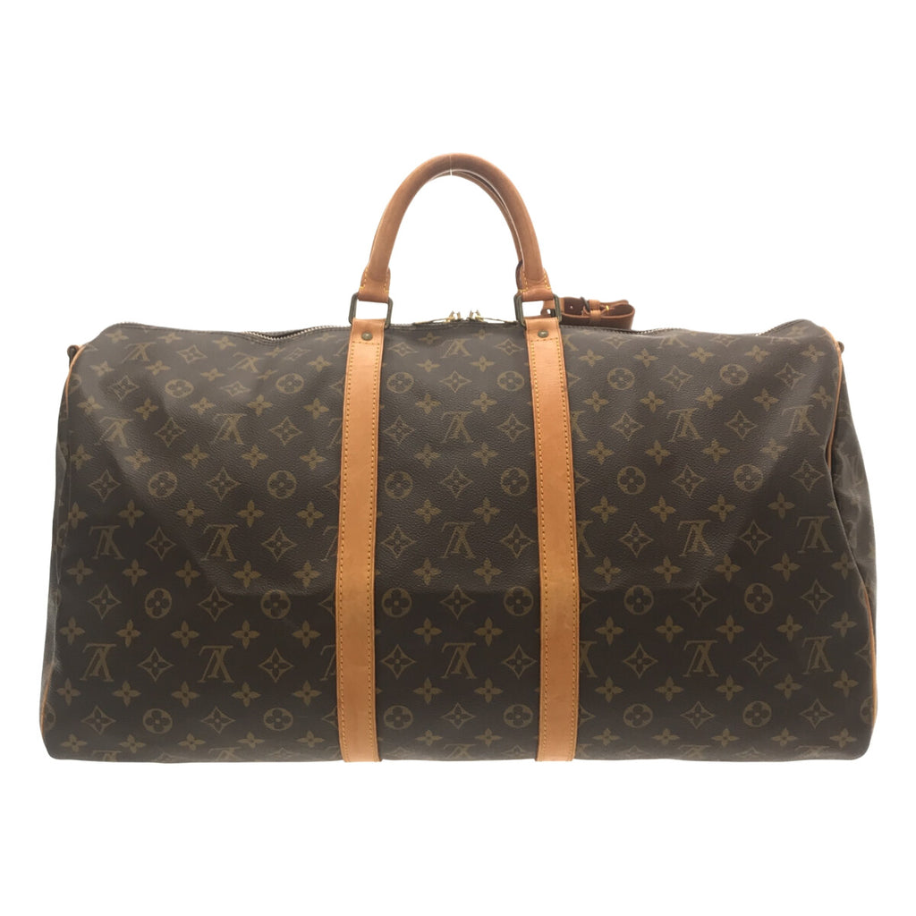 路易威登 | M41414 2Way Monogram Keepall Bandouliere 55 肩波士頓包 |布朗 |女的