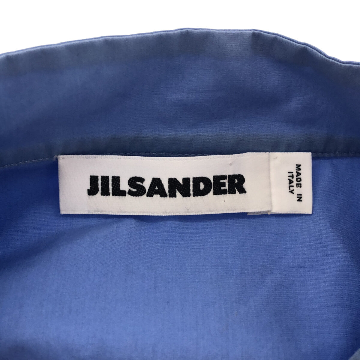 平置き採寸約【新品】JIL SANDER ジルサンダー  オーバーサイズ シャツワンピース