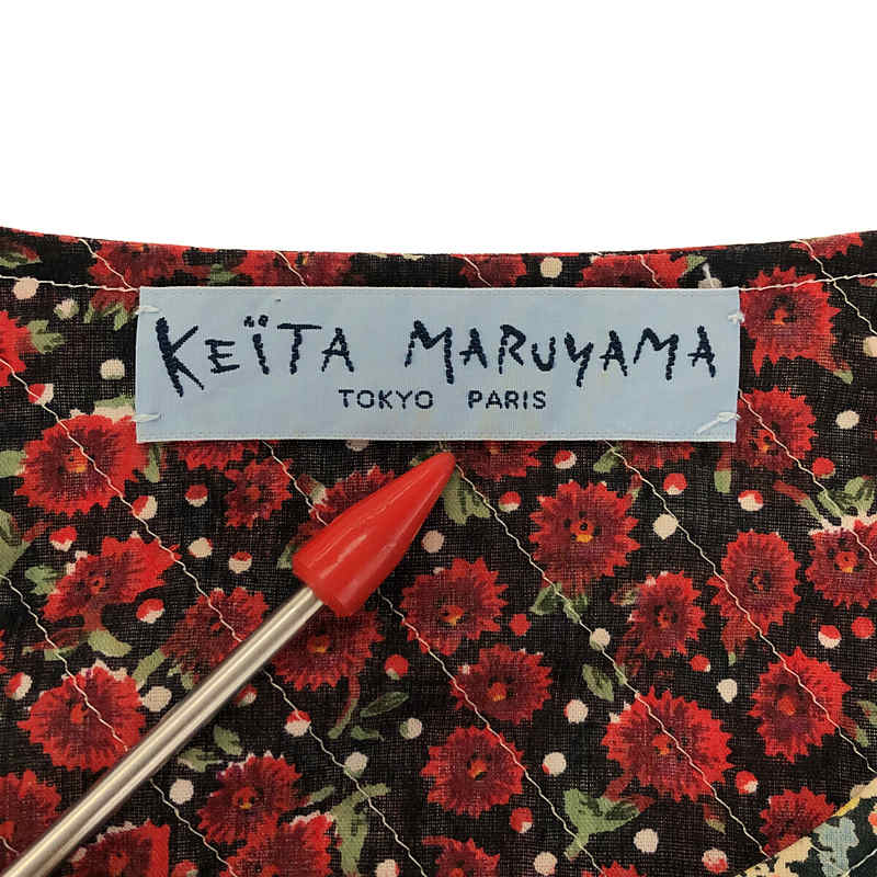 ☆KEITA MARUYAMA インディゴ染め パッチワーク コート 丸山敬太-