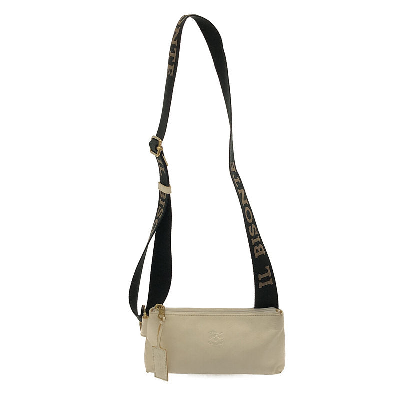 [Good Condition] IL BISONTE | 2020SS | Shoulder Belt Bag | White | Women's