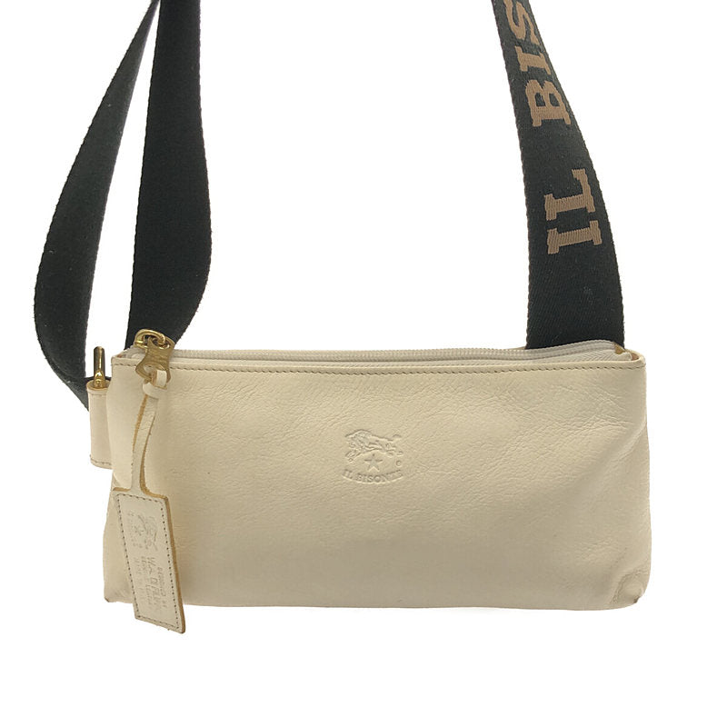 [Good Condition] IL BISONTE | 2020SS | Shoulder Belt Bag | White | Women's