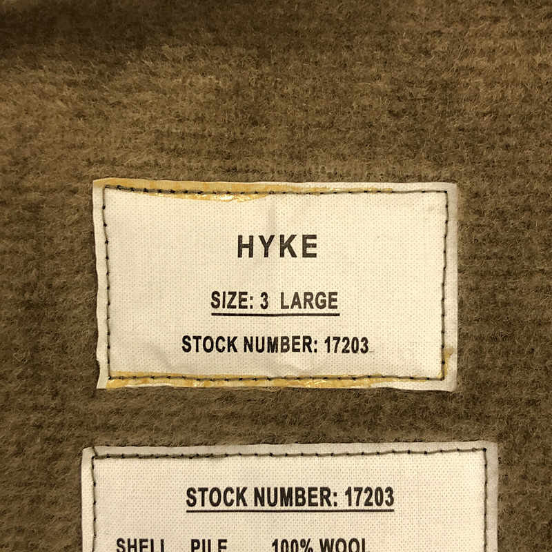 HYKE / ハイク | 2020AW | HOODED M-43 ボア コート | 3 | – KLD