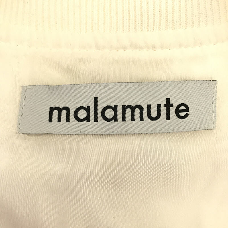 トップスmalamute / マラミュート | 2021AW | リブカラードッキングシャツ | M | ホワイト | レディース
