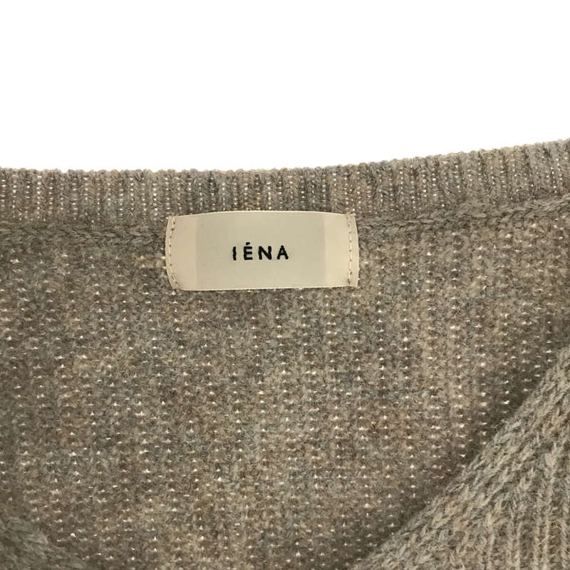 IENA / イエナ | 2020AW | ウォッシャブル ラクーン畔Vネックプル