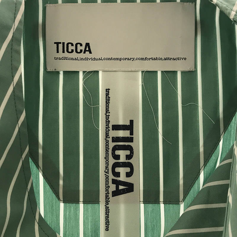TICCA ティッカ　チェック　プルオーバー　シャツ　ワンピース