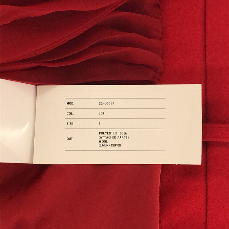 [New] sacai / Sacai | 2022AW | Satin Mix Chiffon Mix Skirt 1 | 1 | Red | Women's