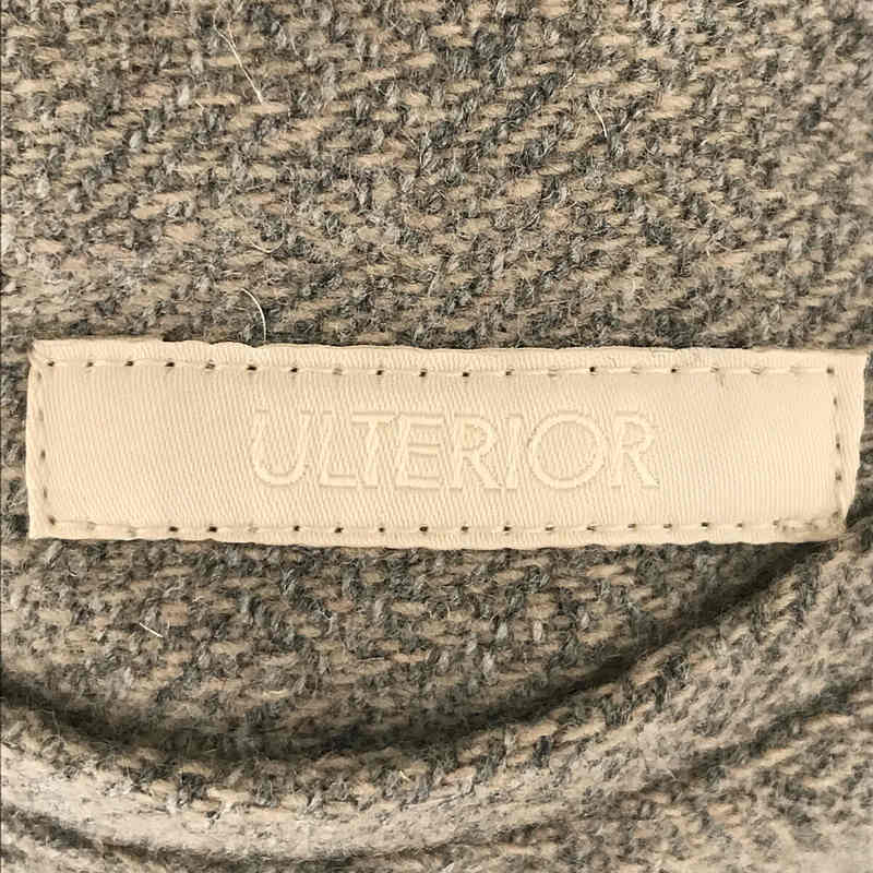 ULTERIOR / アルテリア | RUNDOM BUSKET TWEED/OC TWILL RV HOODED