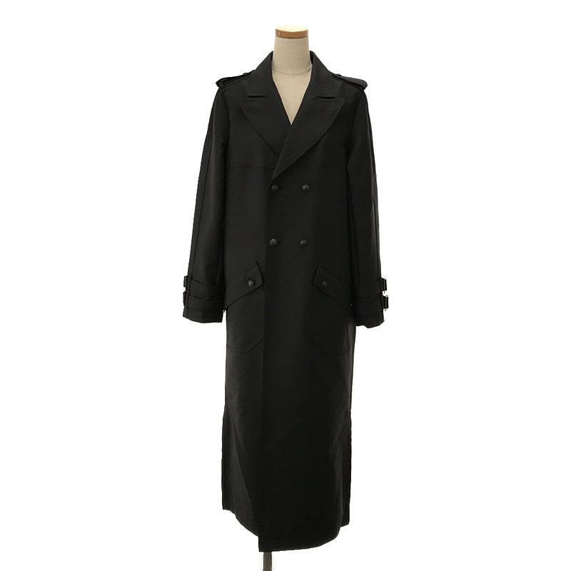 [Good Condition] CHANEL | 2003AW | Coco Mark Trench Coat | 40 | Charcoal | Women's