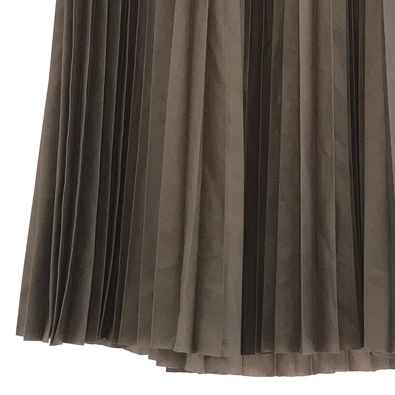 [狀況良好] 08sircus / Zero Eight Circus | 2022春夏 |金屬飾面百褶裙 | 1 |灰色 |女性的