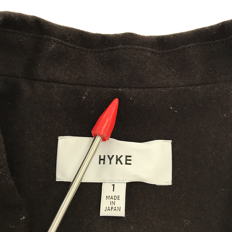 HYKE / ハイク | 2018AW | ウールフランネル チェスターコート