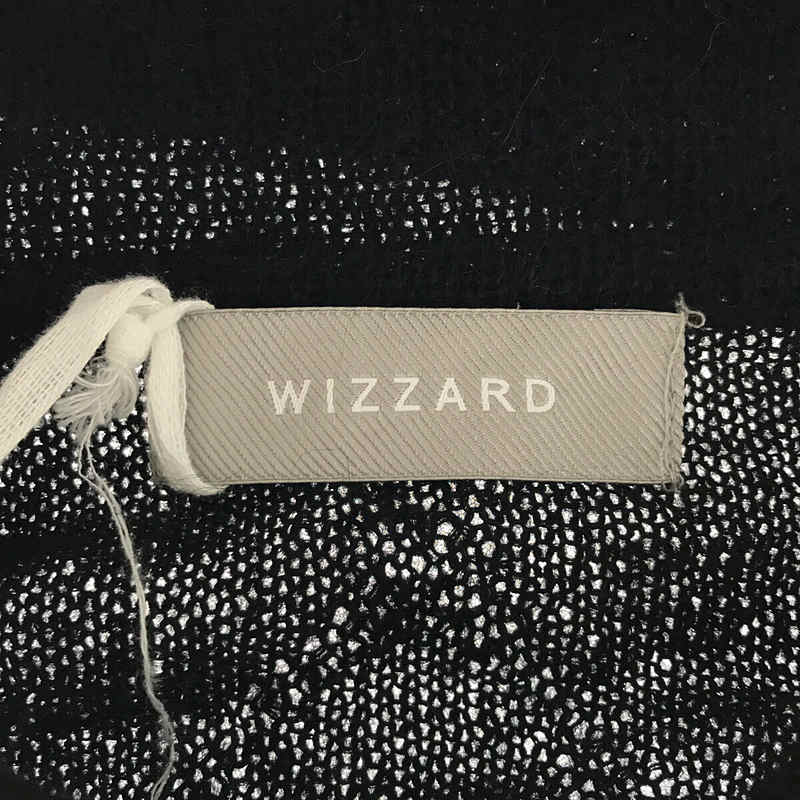 WIZZARD / ウィザード | 2022AW | MOHAIR MESH ARGYLE KNIT POLO モヘア アーガイル カーディガン |  1 |