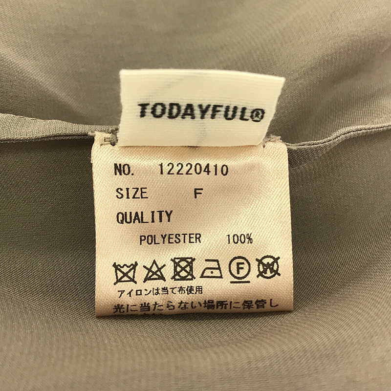 TODAYFUL / トゥデイフル | オーガンジーポケットシャツ | F | – KLD