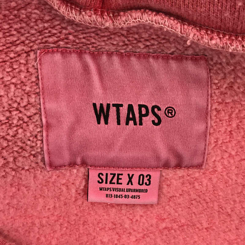 WTAPS / ダブルタップス | BLANK HOODED 01 SWEATSHIRT 製品染め