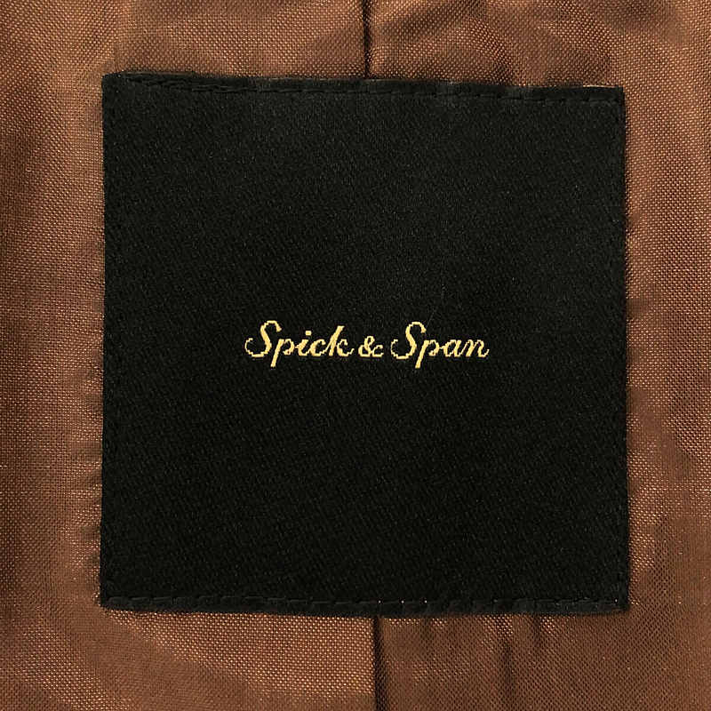 Spick and Span ピンチェックオーバージャケット