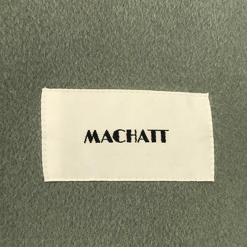 MACHATT / マチャット | 2020AW | ジップリバーウールコート | F | – KLD