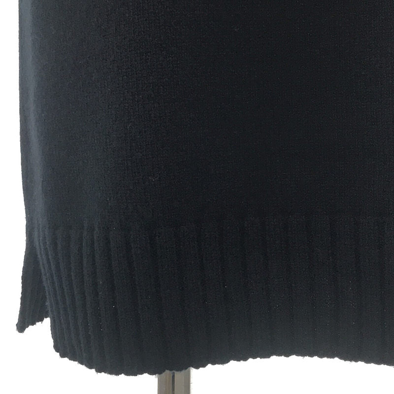 【美品】  HERMES / エルメス | カシミヤ ニットワンピース | 34 | ブラック | レディース