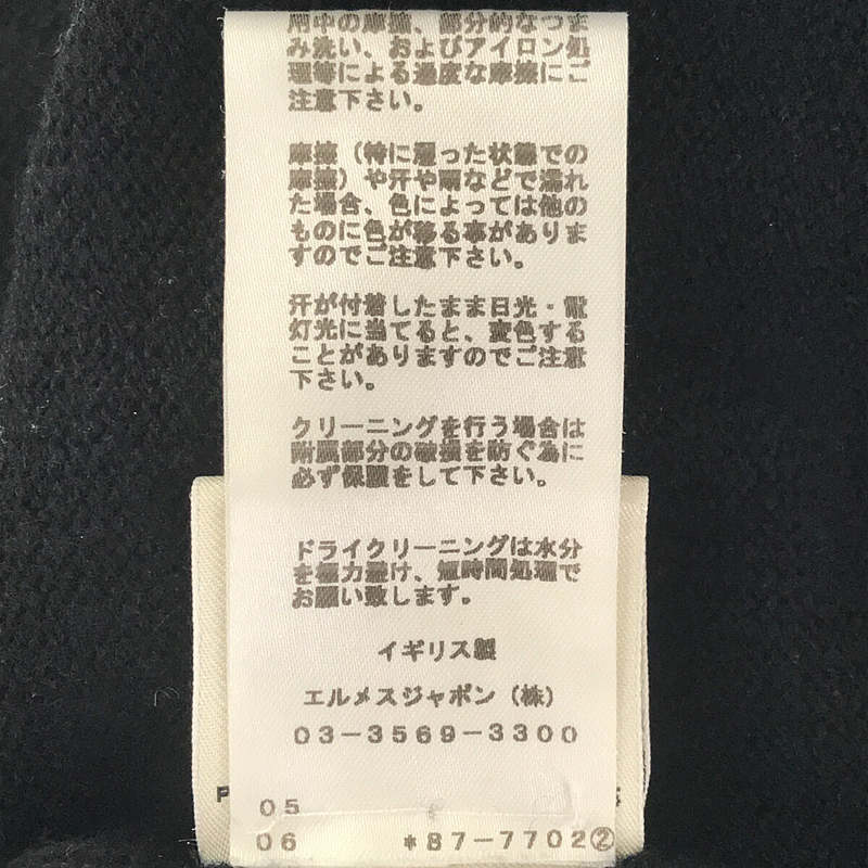 [狀況良好] 愛馬仕 |羊絨針織洋裝 |尺寸 34 |黑色 |女性的