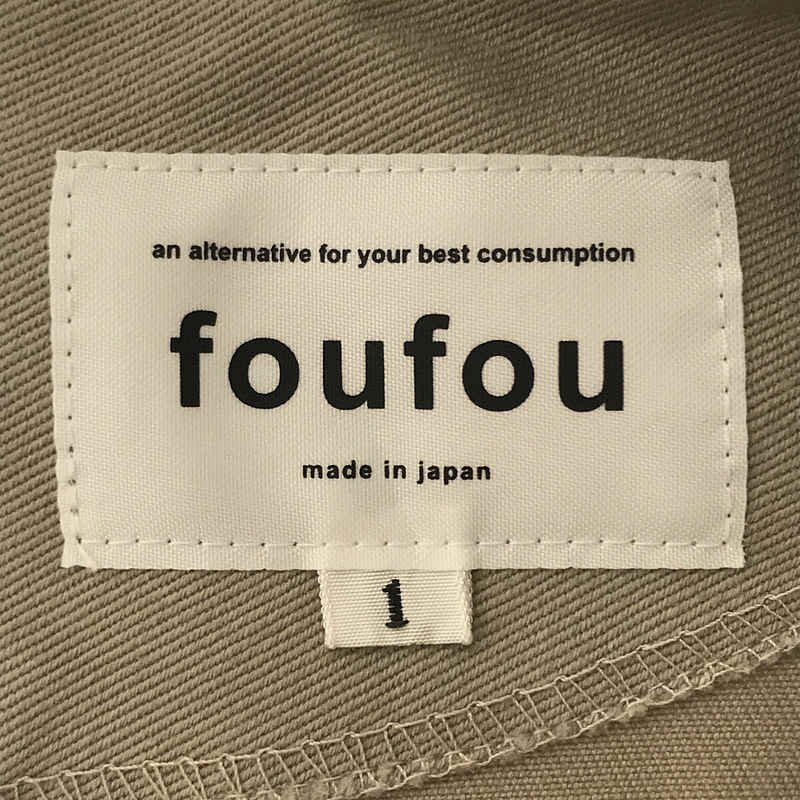 foufou / フーフー | craftsman cut work one piece クラフトマン