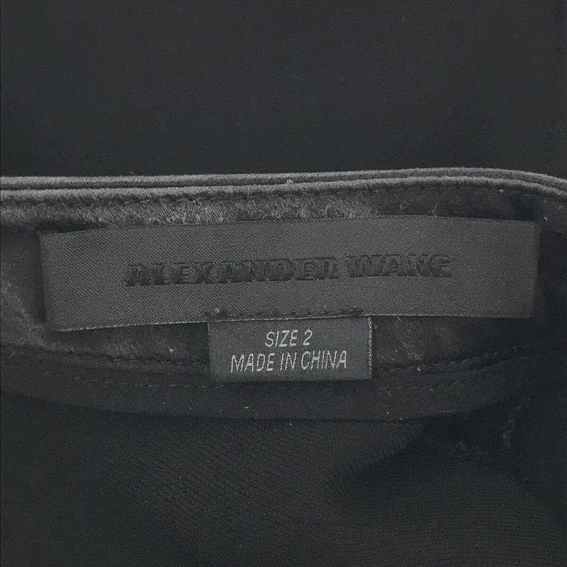 ALEXANDER WANG / アレキサンダーワン | ウール シルク 切替 バック