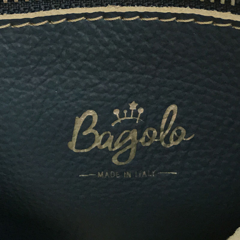 BAGOLO / バゴロ | イタリア製 2Way レザー ショルダートート バッグ