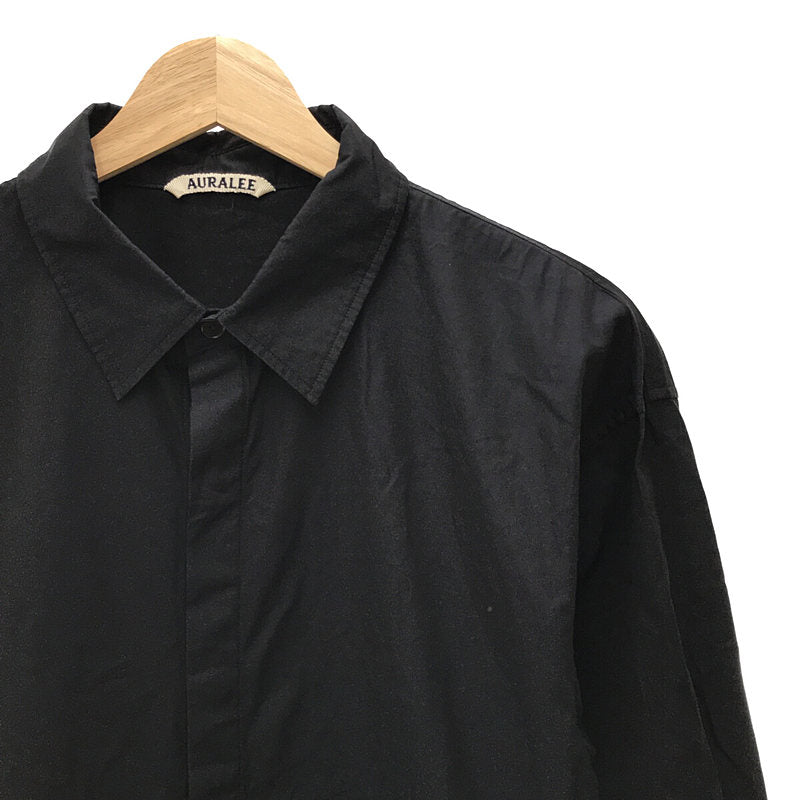 AURALEE / オーラリー | HIGH DENSITY LIGHT WEATHER CLOTH SHIRTS ONE 