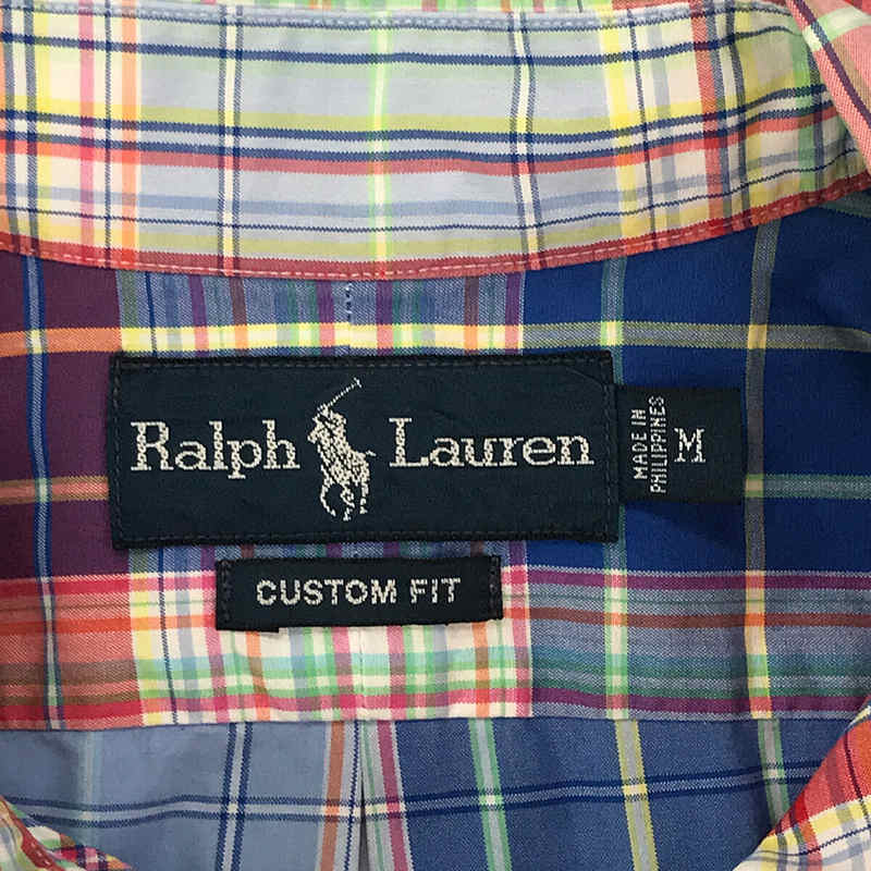 RALPH LAUREN / ラルフローレン | 1990s | 90s～ VINTAGE ヴィンテージ チェック ボタンダウン 半袖シャツ | M | マルチカラー | メンズ