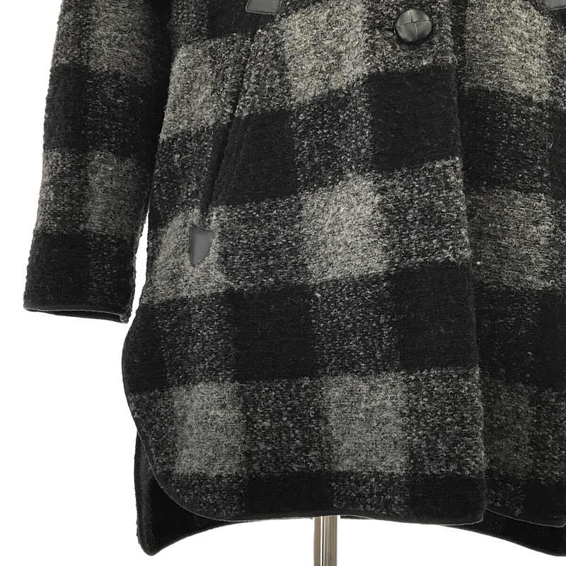 ISABEL MARANT ETOILE |羊毛長袍外套 | 36 |黑色/灰色 |女性的