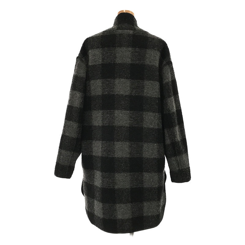 ISABEL MARANT ETOILE |羊毛長袍外套 | 36 |黑色/灰色 |女性的