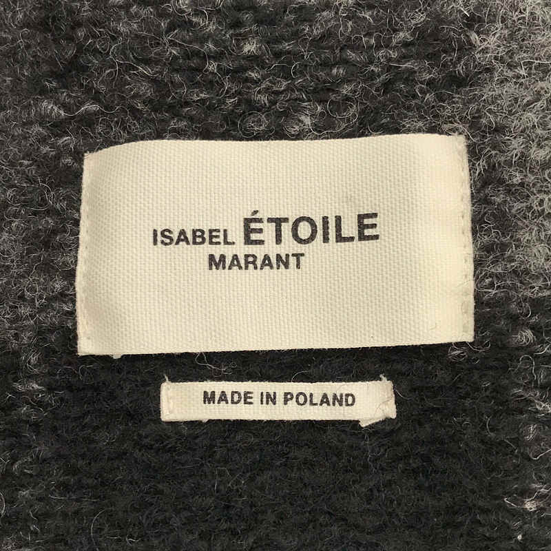 ISABEL MARANT ETOILE |羊毛長袍外套 | 36 |黑色/灰色 |女性的