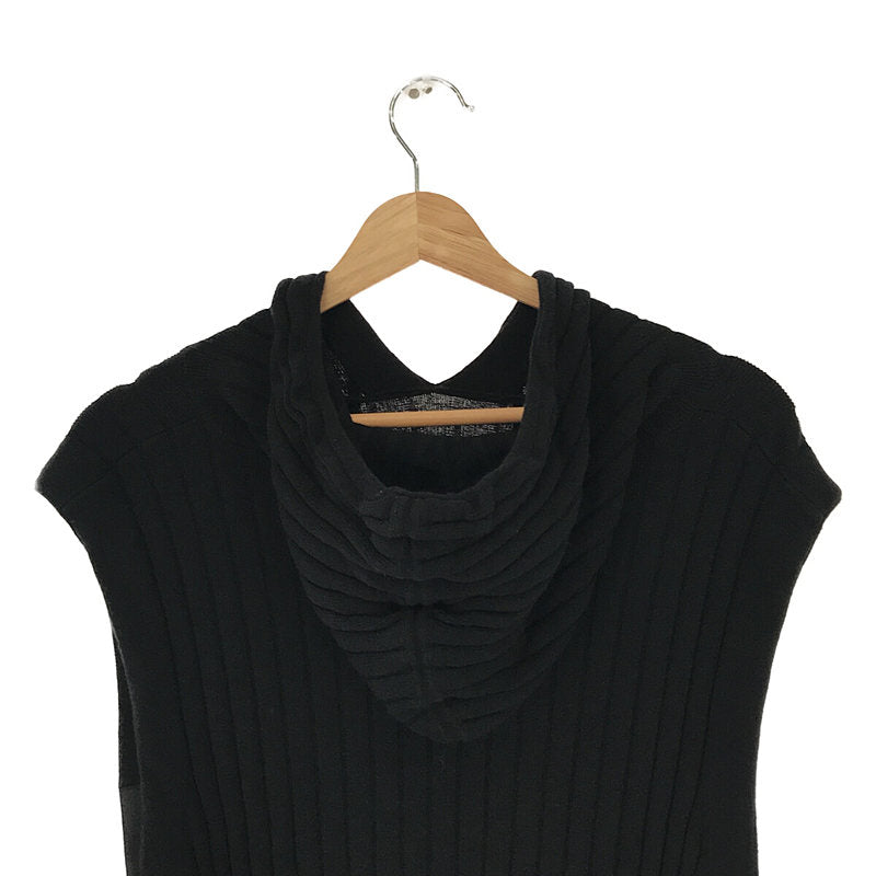 Ameri VINTAGE / 아메리빈티지 | HOODIE LONG LONG TOPS 원피스 | F | 블랙 | 여성