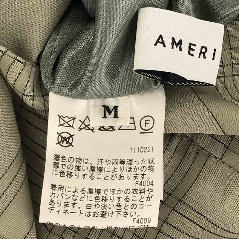 Ameri VINTAGE / Ameri 復古 |透明格紋褲 | M |綠色 |女性的