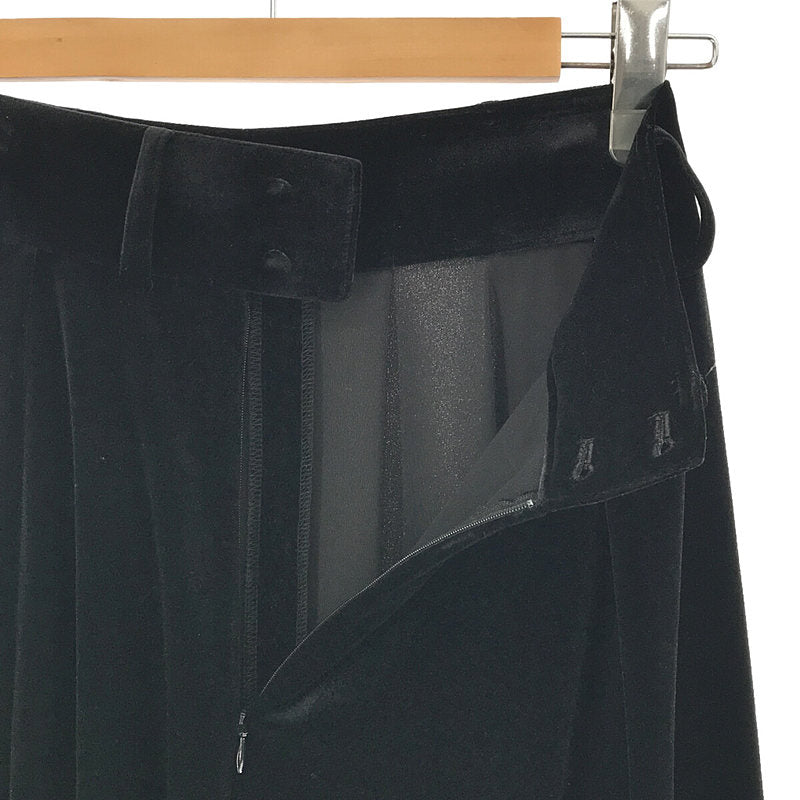 foufou / フーフー | 【THE DRESS #25】velour flare skirt ベロア フレアロング スカート | 0 |