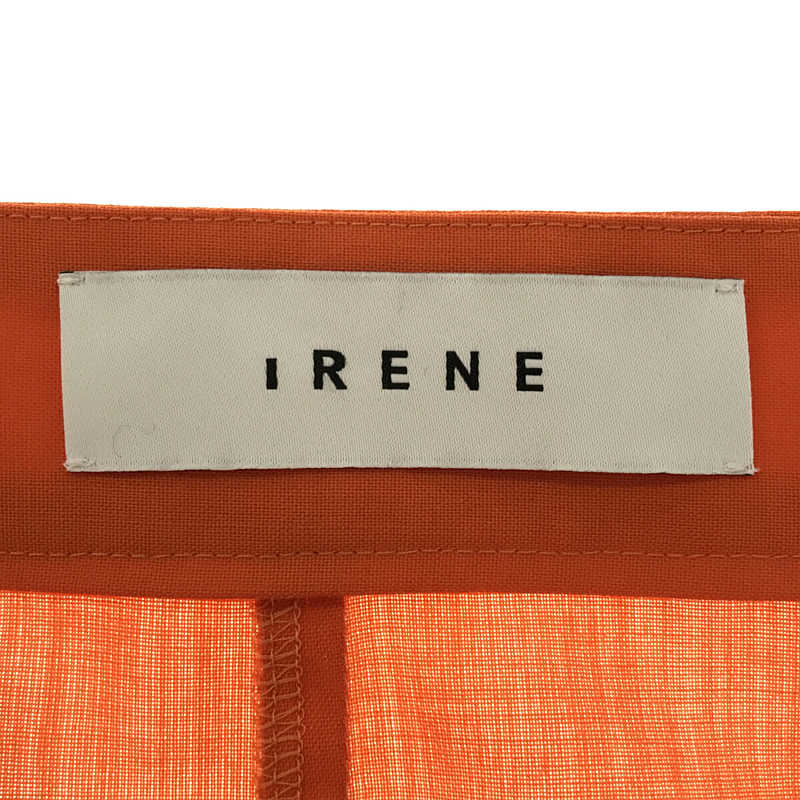 IRENE / アイレネ | ウール混 アシンメトリー プリーツ スカート | 34