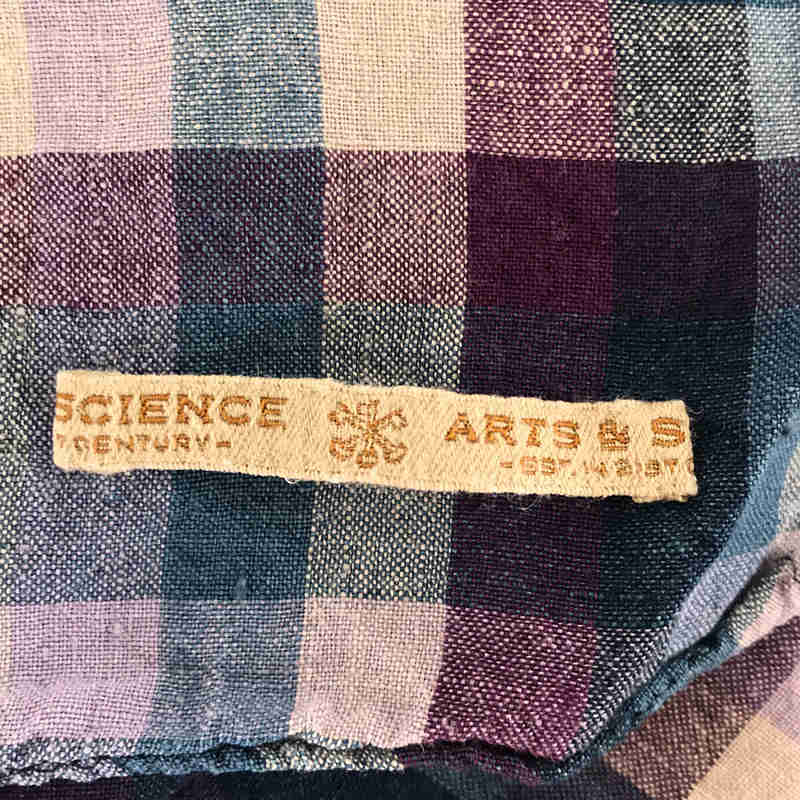 ARTS&SCIENCE / アーツアンドサイエンス | リネン チェック 大判