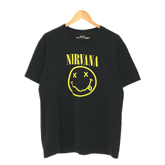 VINTAGE / ヴィンテージ 古着 | 1990s - 2000s | NIRVANA ニルヴァーナ スマイル against ボディ 両面 プリント Tシャツ バンT | XL |