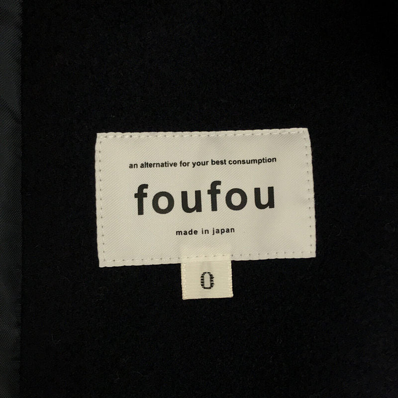foufou melton double coat（メルトンダブルコート）
