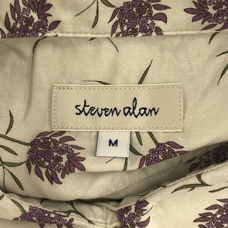 steven alan / スティーブンアラン | 花柄 ロングシャツ ワンピース