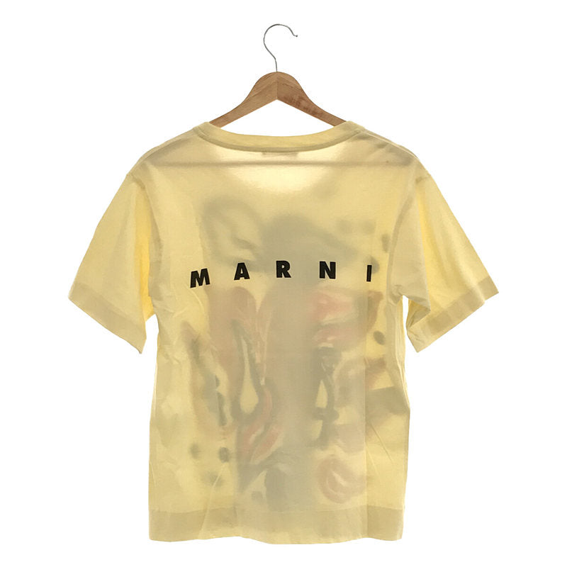 MARNI / マルニ | 両面プリント Tシャツ | 38 | アイボリー | レディース