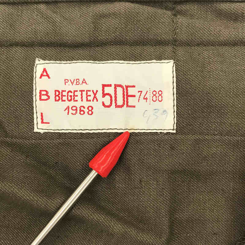 VINTAGE / ヴィンテージ古着 | 1960s | 60s BELGIAN ARMY ベルギー軍 BEGETEX-SPRL ウール トラウザース  ミリタリー パンツ | 50 |