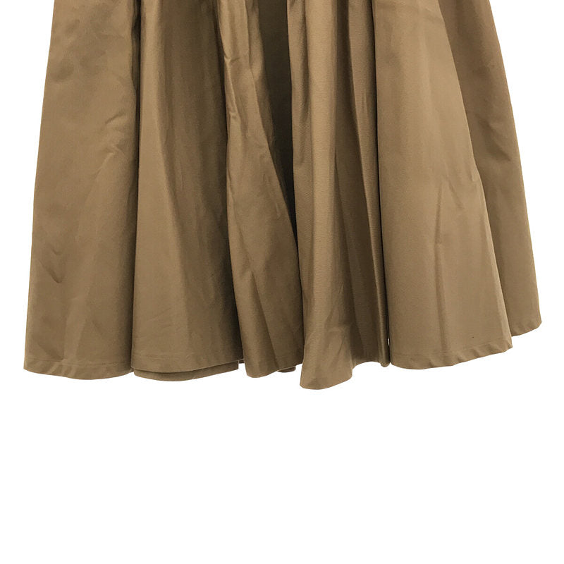 【美品】  foufou / フーフー | new big flare trench skirt ニュービッグフレアトレンチスカート | 0 | ベージュ | レディース