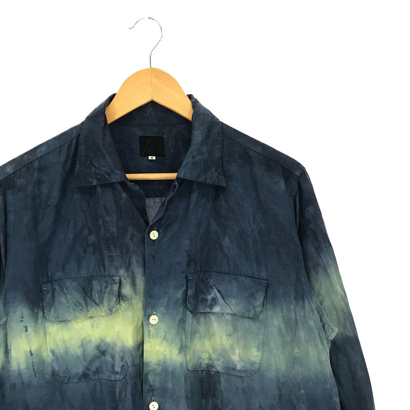 Needles / ニードルス | 2018SS | Classic Shirt-Sateen Tie Dye レーヨンコットン タイダイ染め オープンカラーシャツ | S |