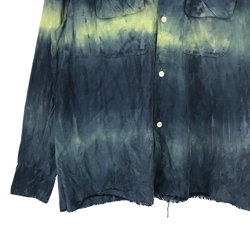 Needles / ニードルス | 2018SS | Classic Shirt-Sateen Tie Dye レーヨンコットン タイダイ染め オープンカラーシャツ | S |