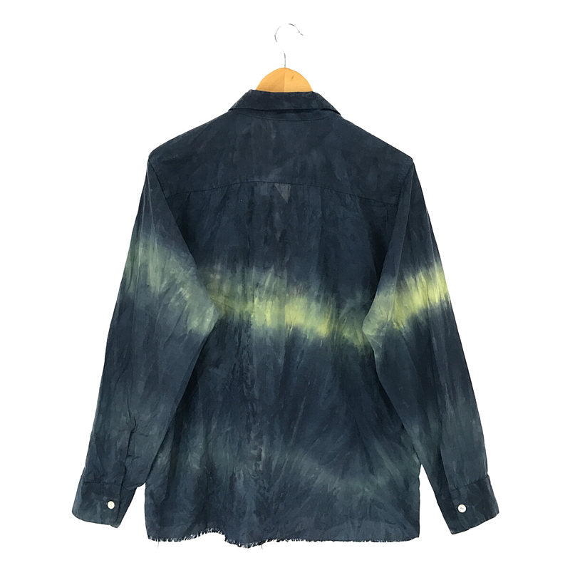 Needles / ニードルス | 2018SS | Classic Shirt-Sateen Tie Dye レーヨンコットン タイダイ染め オープンカラーシャツ | S |