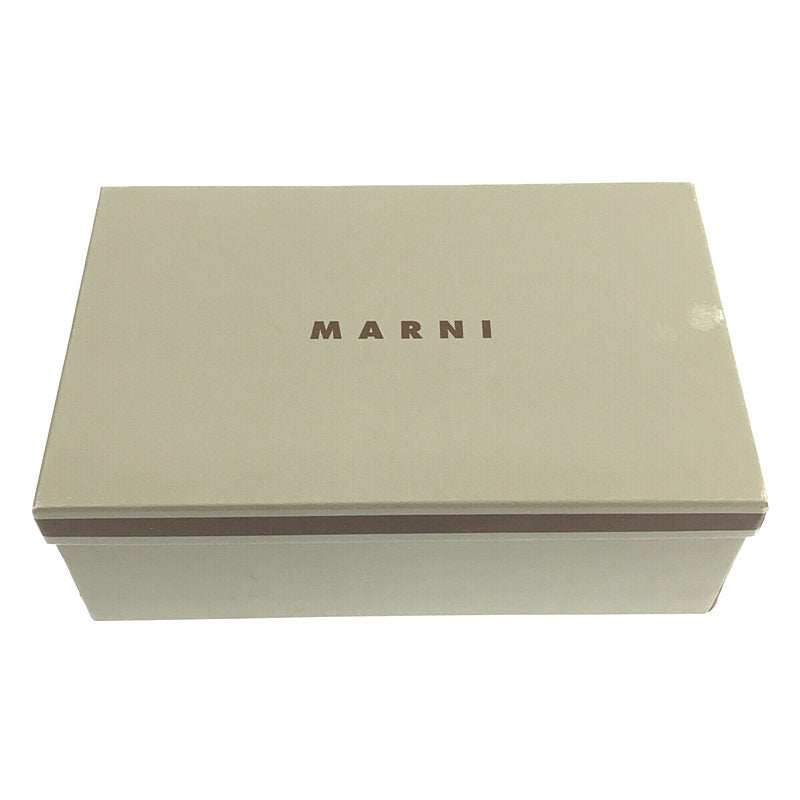 MARNI / 마르니 | 스웨이드 가죽 리본 펌프 | 38 | 블랙 | 여성