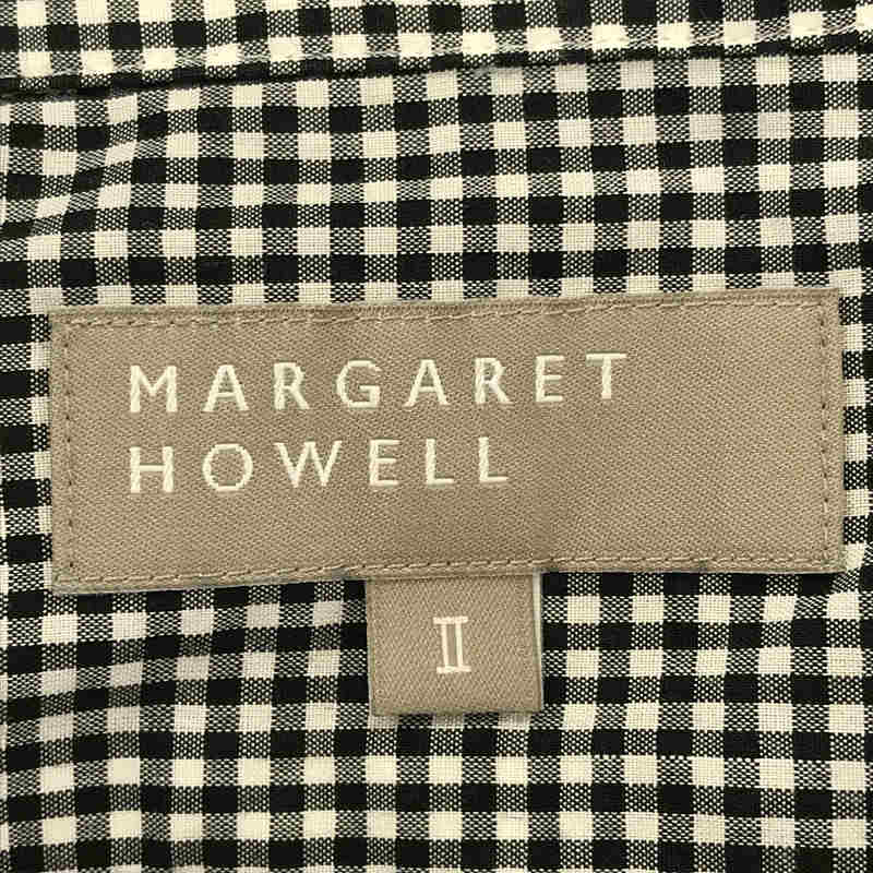 MARGARET HOWELL / マーガレットハウエル | コットン ギンガムチェック 