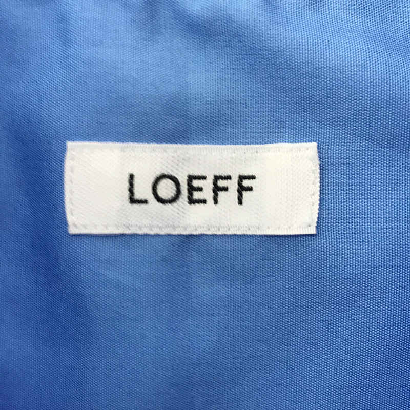 LOEFF / ロエフ | コットンブロード レギュラーシャツ ルーズフィット | 1 |