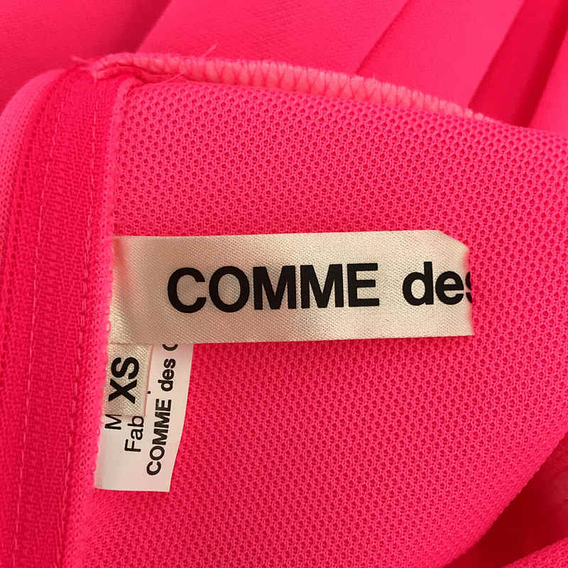 【미품】 COMME des GARCONS / 콤데 갤슨 | AD2020 2020AW | 볼륨 슬리브 형광 컬러 블라우스 | XS | 핑크 | 여성