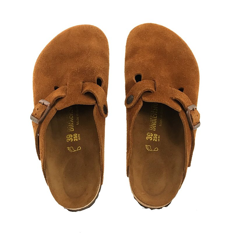 BIRKENSTOCK / ビルケンシュトック | Boston ボストン スエード レザー サンダル | 25 |