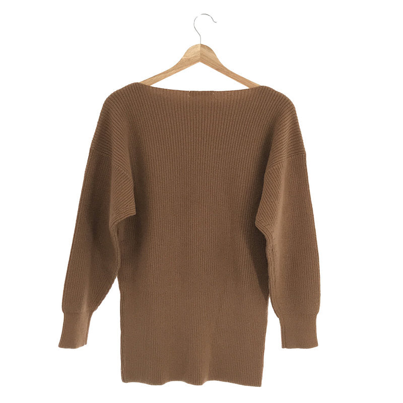 FUMIKA UCHIDA / フミカウチダ | CASHMERE BOAT NECK SWEATER ニット | ベージュ | レディース